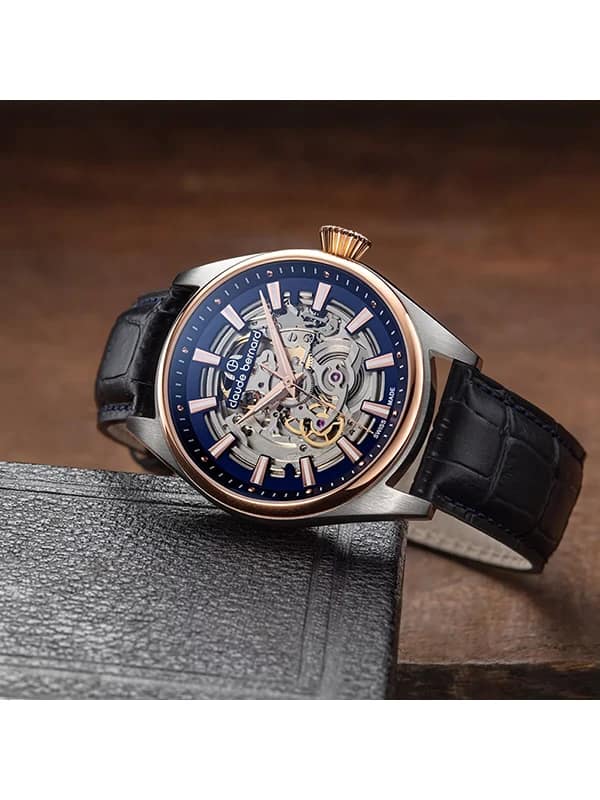 CLAUDE BERNARD Proud Heritage Automatic Skeleton 85309-357RC-BUIR
