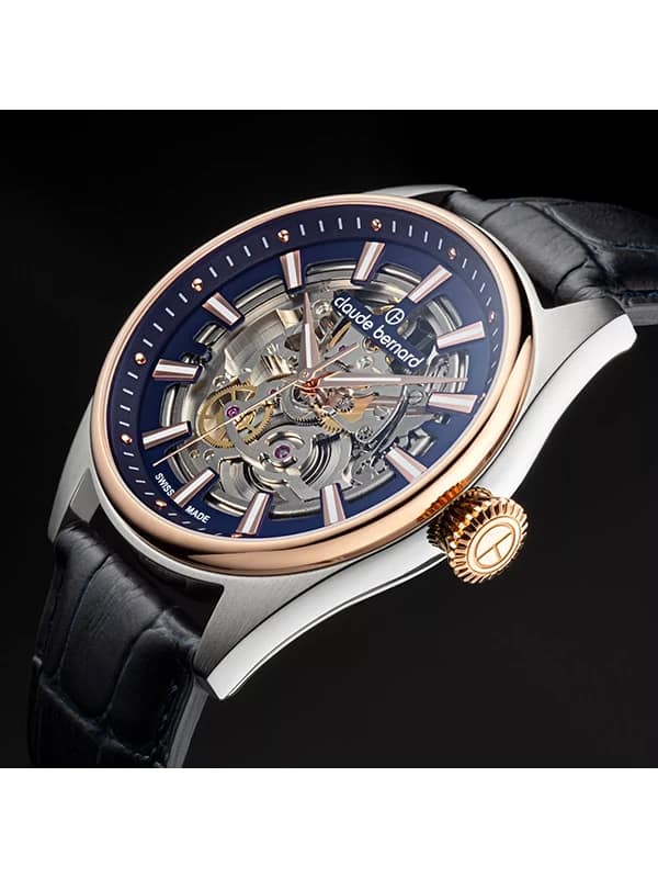 CLAUDE BERNARD Proud Heritage Automatic Skeleton 85309-357RC-BUIR